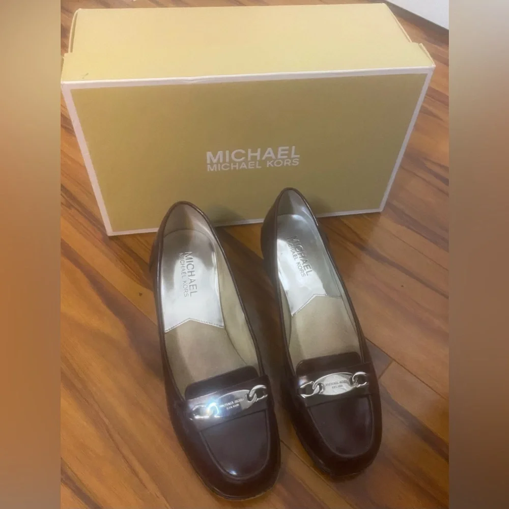 Michael Kors Lainey Mid-Loafer Merlot